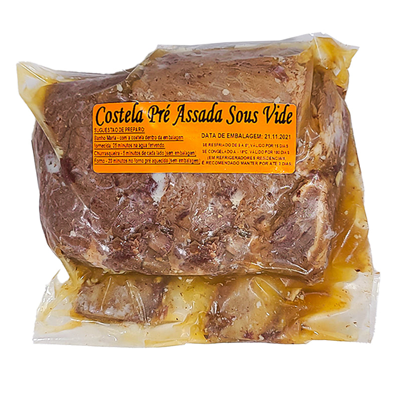 COSTELA BOVINA SOUS VIDE - 1kg - Carnes Perdizes