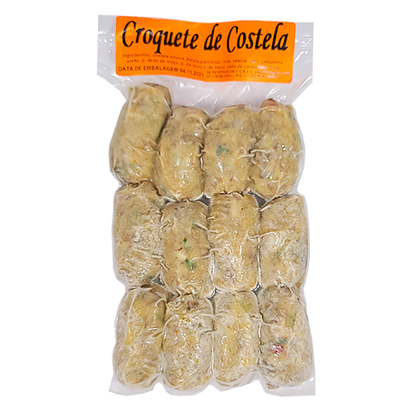 CROQUETE DE COSTELA - 450g - Carnes Perdizes
