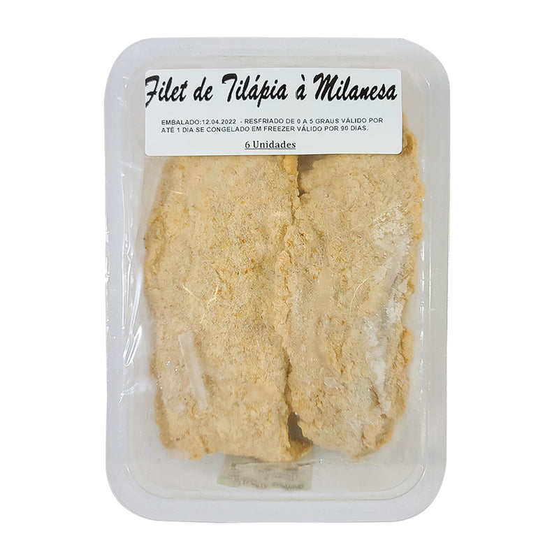 TILAPIA À MILANESA - 450g - Carnes Perdizes