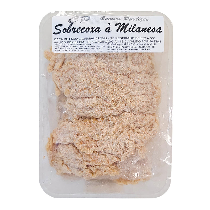 SOBRECOXA A MILANESA - 550g - Carnes Perdizes