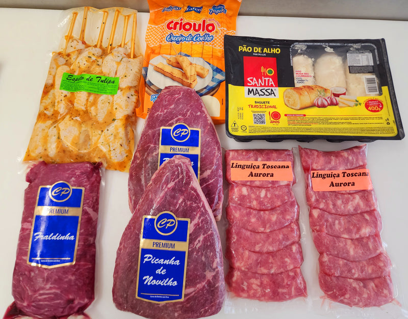 KIT CHURRASCO - 10 PESSOAS (BASICO) - Carnes Perdizes