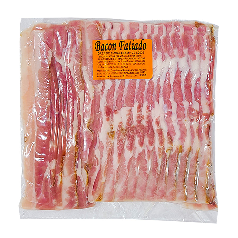 BACON FATIADO - 200g - Carnes Perdizes