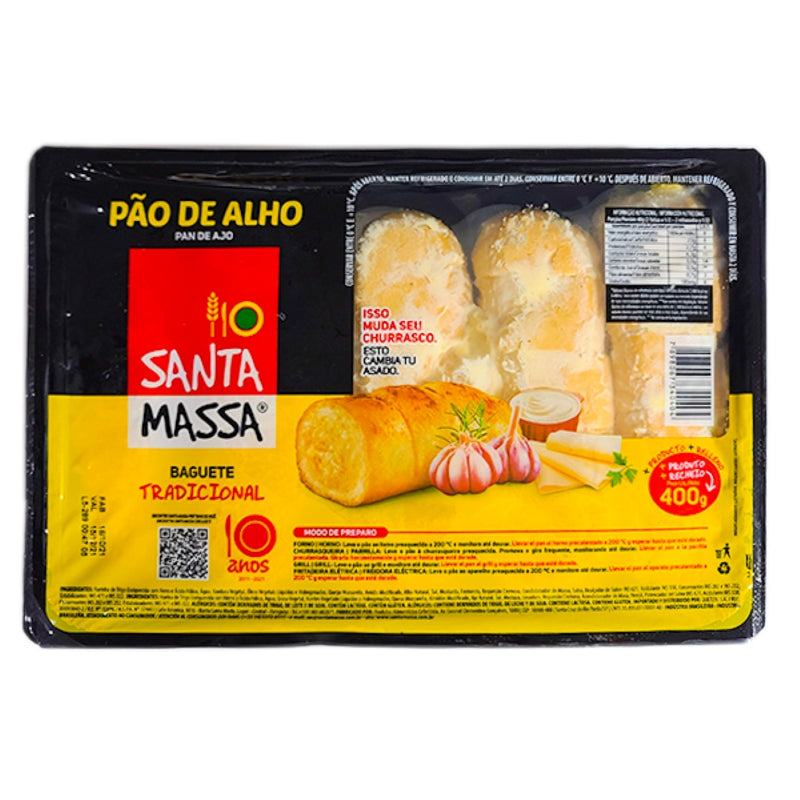 PÃO DE ALHO SANTA MASSA - Carnes Perdizes